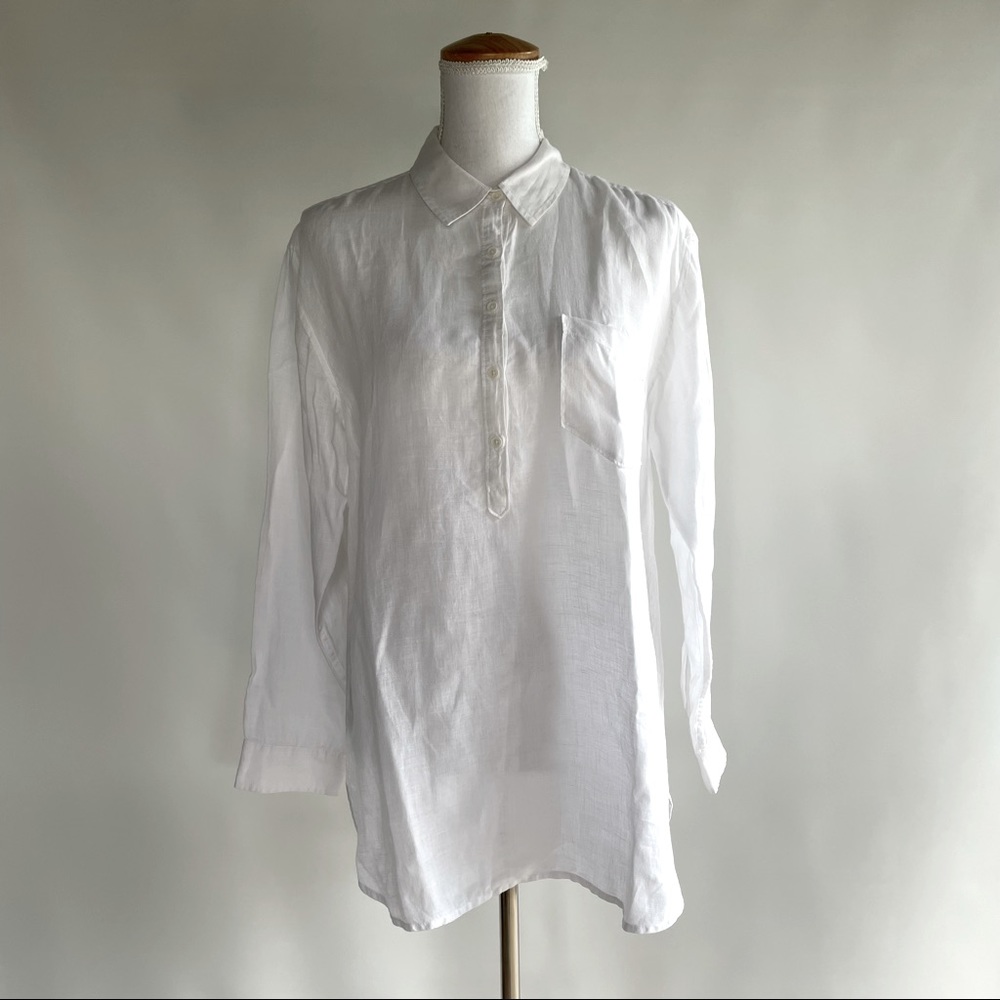 Lucky Brand Linen Blend Tunic - sz S